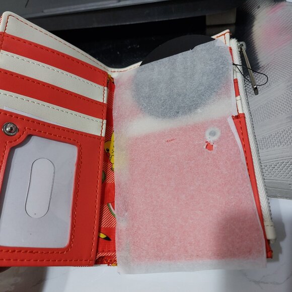 Rare Super Happy Pokemon Loungefly Full Size Wallet With Tons of ID Cards Pics - Picture 8 of 9